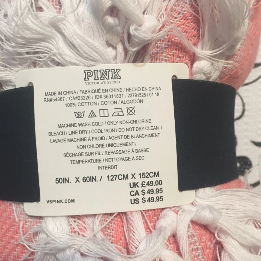 Victoria’s Secret Beach Blanket New - Picture 4 of 4